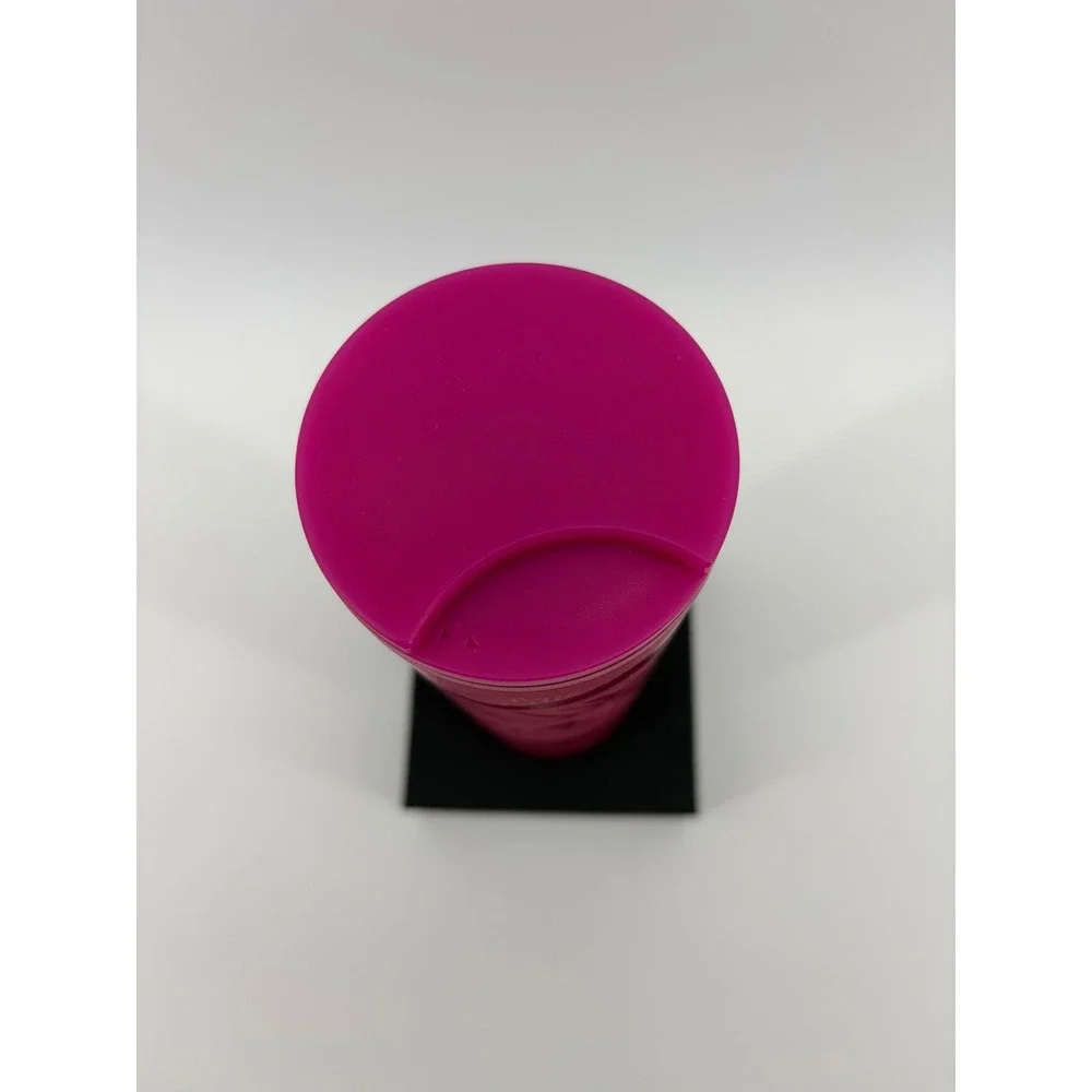 Starbucks‎ Travel Tumbler Unisex 16oz Hot Pink Geometric Textured Reusable Mug